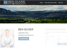 Tablet Screenshot of benoliver.com